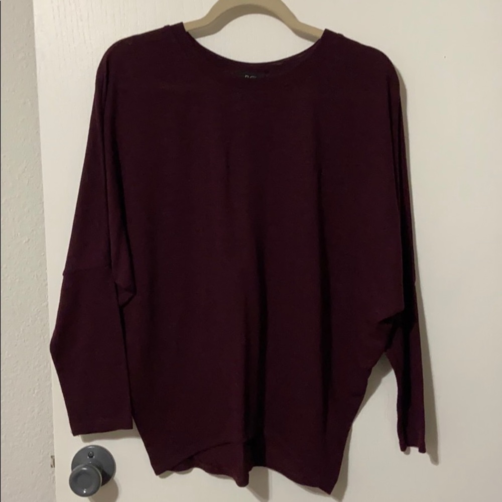 Maroon quarter sleeve